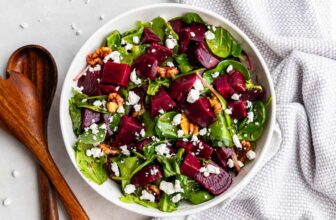 Beet Salad with Orange Balsamic French dressing